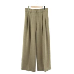 25AW ドライタッチ2タックワイドパンツ 1 グレージュ /DF OS