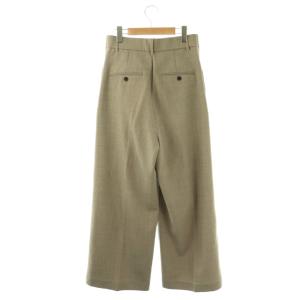 MILA OWEN MILAOWEN 25AW ドライタッチ2タックワイドパンツ 1 グレージュ /DF OS
