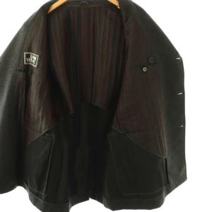GIANNI VERSACE ダブルブレスト コート 48 チャコール