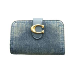 タビーウォレット ラブド デニム ブルー CCY23