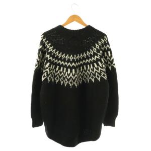 HYKE NORDIC SWEATER セーター ニット ノルディック 2 ブラック 11199 /DF OS
