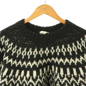 HYKE NORDIC SWEATER セーター ニット ノルディック 2 ブラック 11199 /DF OS