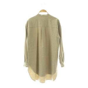 theory luxe SAXONY SOFT LILLIAN プルーオーバーシャツ ブラウス 38 ベージュ /DF OS