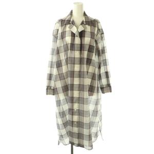 チェック シアーシャツワンピース オープンカラー S マルチカラー /CX OS