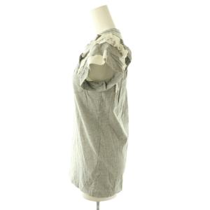 sacai カットソー レース 半袖 2 グレー /AQ OS