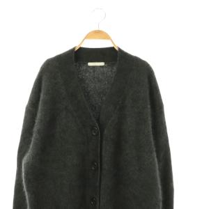 Fur カーディガン ニット 長袖 ダークグレー /HK OS（2026/02/13買取