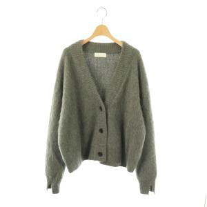 24AW カシミヤ混カーディガン ニット 長袖 F グレー /DO OS