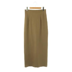 24SS ストレッチマキシタイトスカート ロング 0 モカ /DO OS