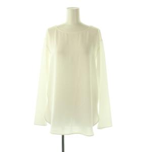 24AW ラウンドブラウスTee 長袖 F ホワイト /DO OS