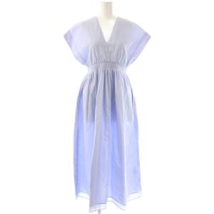 夏の光のドレス ワンピース ロング 36S ペールブルー /ES OS