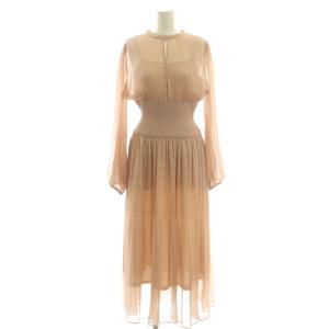 ウエストリブプリーツワンピース 00 ピンク /AQ OS