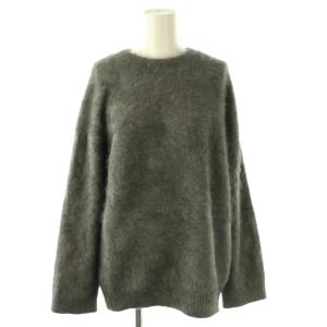 DUET Sweater ニット プルオーバー フォックス ラクーン グレー