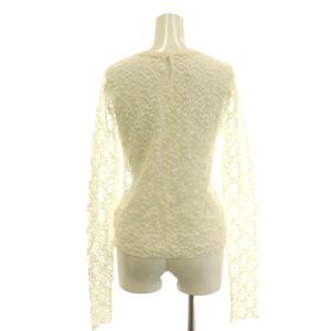 IENA 24AW  ペイズリーストレッチレースプルオーバー トップス F アイボリー /AQ OS