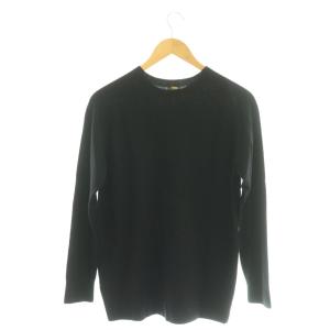 MUSE de Deuxieme Classe CAPRI クルーネックプルオーバー セーター ニット 黒 ブラック /AQ OS