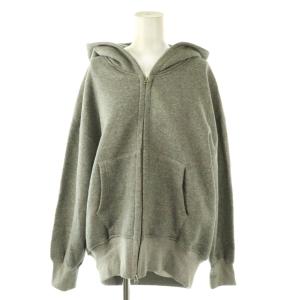 ×L'Appartement WIDE FULLZIP HOODIE 裏起毛 グレー