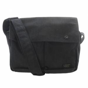 吉田カバン ポーター スモーキー ショルダーバッグ ロゴ 黒 ブラック /SR