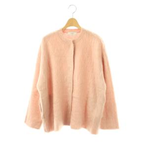 シャギーニットカーディガン 長袖 38 ピンク /DO OS