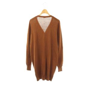 MUSE de Deuxieme Classe Silk Cotton カーディガン ニット 長袖 シルク ブラウン /HK OS