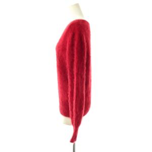 Loulou Willoughby 24AW 2WAY V プルオーバー ニット セーター 長袖 2 レッド /HK OS