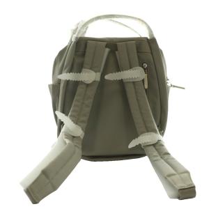 TOPKAPI ブレス Breath 撥水ナイロンレザートリムミニリュックサック デイパック ナイロン グレー /SS