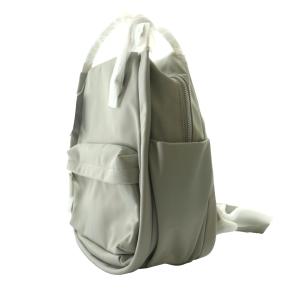 TOPKAPI ブレス Breath 撥水ナイロンレザートリムミニリュックサック デイパック ナイロン グレー /SS