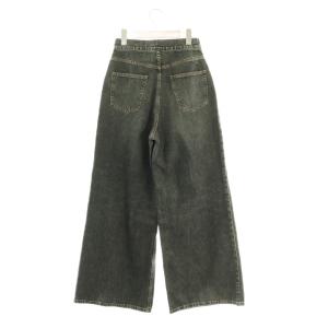 JOHN LAWRENCE SULLIVAN JLSW-02-S ウォッシュドデニムワイドパンツ M チャコールブラック /ES OS