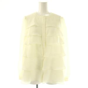 24AW ティアードフレアブラウス 長袖 2 アイボリー /DF OS