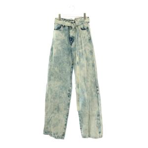 DENIM ロールアップデニムパンツ ジーンズ ワイド 0 ライトブルー /HK OS