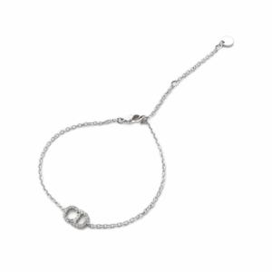 Clair D Lune クレール ディー リュヌ ロゴ ブレスレット シルバーカラー
