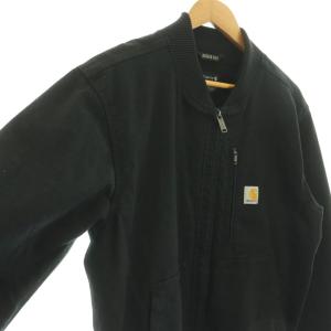 Carhartt RUGGED FLEX DUCK BOMBER JACKET ジャケット ブルゾン ジップアップ M 黒