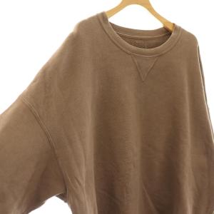 visvim 23AW AMPLUS SB SWEAT L/S DMGD 4 ブラウン