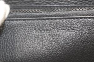 Maison Margiela L字ジップ 長財布 レザー ブラック S35UI0431 P0396