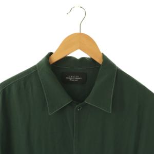 UNUSED Rayon Open Collar Shirtシャツ 半袖 2 グリーン /HK OS SH