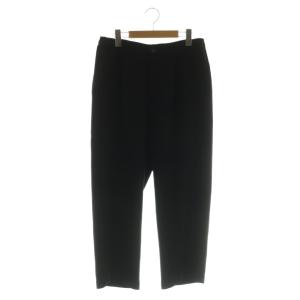 エヌハリウッド WIDE TAPERED EASY SLACKS テーパードパンツ スラックス 38 ブラック