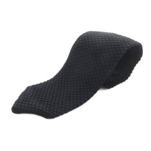 シルクネクタイ 黒 ブラック /SR SH