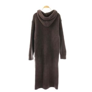 gelato pique トイプードルJQDワンピース ニット ロング F チャコールグレー マルチカラー /DO OS