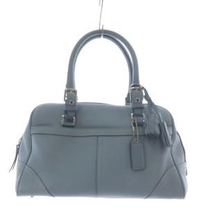 トートバッグ ハンドバッグ レザー ブルー F10690 /YO30