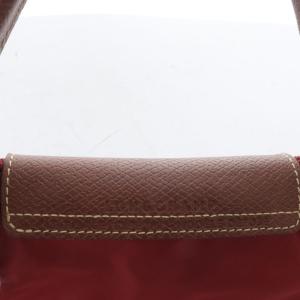 Longchamp ル プリアージュ M トートバッグ ハンドバッグ 折り畳み ナイロン レッド /YO29