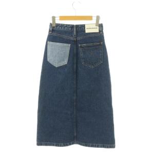 Calvin Klein Jeans デニムスカート タイト ロング 25 ブルー /HK OS