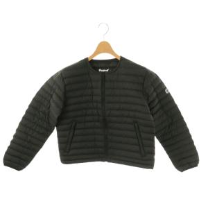 LIGHT DOWN BLOUSON ダウンブルゾン ダウンジャケット ジップアップ 2 ブラック /DF