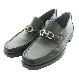 ガンチーニ ローファー モカシン 7.5 黒 ブラック 671792 /SS OS