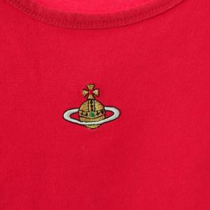Vivienne Westwood RED LABEL オーブ刺繍 Tシャツ カットソー 長袖 レッド /ES OS