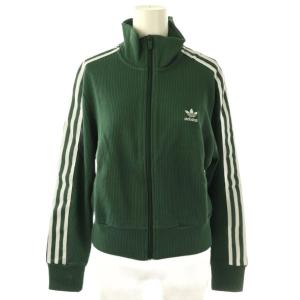 ニットトップジップアップジャケット スタンドカラー 2XL グリーン ホワイト IW3162 /DO OS