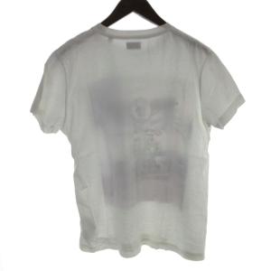 DIESEL Tシャツ M 白 ホワイト 半袖 グラフィックプリント ラウンドネック /AB AD