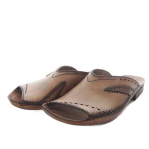 パティーヌ ステッチ サンダル 41 ブラウン