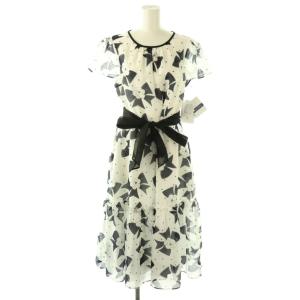25SS シアーカメリアリボンワンピース 40 511327