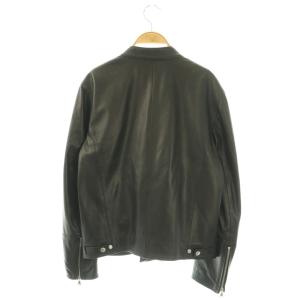 EMMETI JOSEPH  ラムスキン ライダース ジャケット 44 ブラック