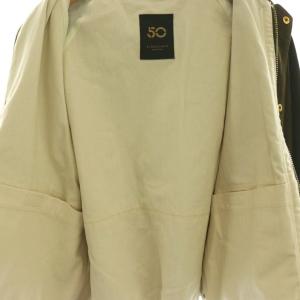 CINQUANTA BEAMS F別注 ゴートスエード フィッシング ブルゾン 44 S カーキブラウン