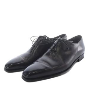 アレッサンドロ ビジネスシューズ 7.5 ブラック パープル