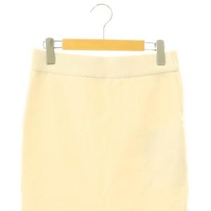 MUSE de Deuxieme Classe Diner B RIB タイトスカート ニット ロング アイボリー /HK OS